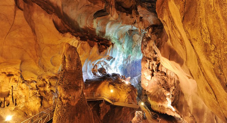 غار میمون ها در مالزی,غار گردشگری مالزی,غار گوزن در مالزی