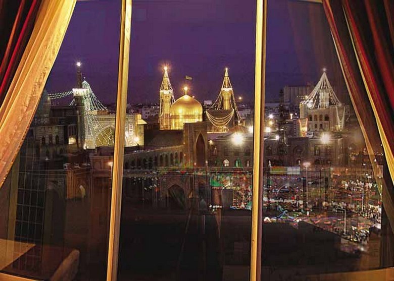 رزرو هتل جواد مشهد | چهارستاره نزدیک حرم امام رضا ویو رو به حرم هتل جواد مشهد