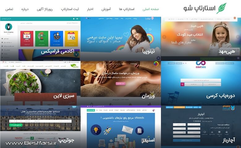 برترین شتاب دهنده های ایرانی,بزرگترین شتاب دهنده های ایران,بهترین استارتاپ ها