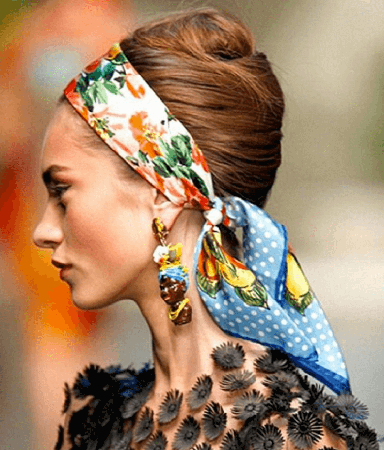 مدل بستن روسری,آموزش بستن روسری,بستن روسری